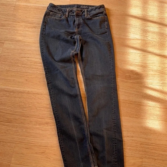 NY&C Curvey Skinny Jeans Blue Denim Size 10 Tall - Picture 2 of 12